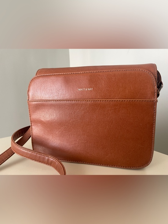 Matt & Nat Handbags - Matt & Nat Terracotta Vegan Leather Shoulder Bag